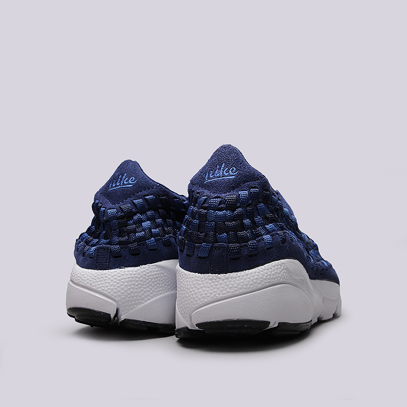 мужские синие кроссовки Nike Air Footscape Woven NM 875797-400 - цена, описание, фото 4